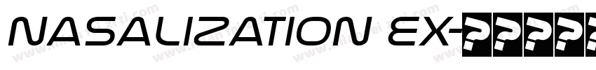Nasalization Ex字体转换